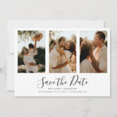 Save The Date Simple Élégant Mariage Photo Enregistrer La Date (Devant)