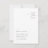 Save The Date Simple Elegant Modern Photo Wedding Budget (Dos)