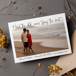 Save The Date Simple et moderne Hold The Date Photo