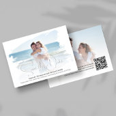 Save The Date Simple faire part de mariage avec photo Script