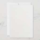 Save The Date Simple Floral Botanique Rose Pâle (Dos)