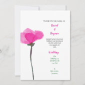 Save The Date Simple flower (Devant)