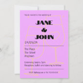 Save The Date Simple mariage inviter date champagne rose amour (Devant)