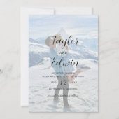 Save The Date Simple Mariage Photo Moderne Contemporain (Devant)