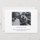 Save The Date Simple Minimalist with Photos Wedding (Dos)
