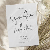 Save The Date Simple minimaliste moderne
