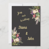 Save The Date Simple modern invitation, simple, minimalist (Devant)