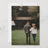 Save The Date Simple moderne MOCHA BROWN Photo Underground Maria (Devant)