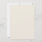 Save The Date Simple Moderne Romantique Photo Botanique Fleur Sa (Dos)