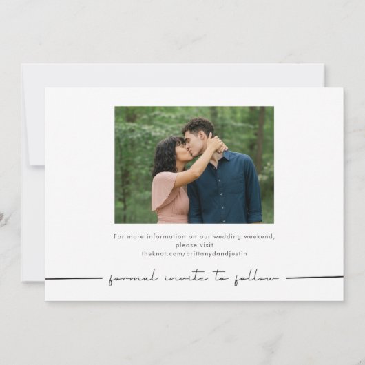 Save The Date Simple Multi Photo Wedding (Dos)
