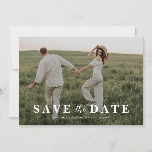 Save The Date Simple Overlay Photo Mariage (Devant)