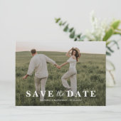 Save The Date Simple Overlay Photo Mariage (Debout devant)