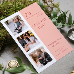 Save The Date Simple Photo de mariage Enregistrer la date