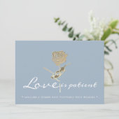 Save The Date Simple Report de Mariage Changement de Date (Debout devant)