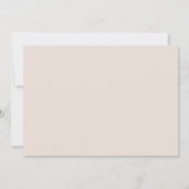Save The Date Simple Rustique Floral Horizontal Enregistrer la d (Dos)