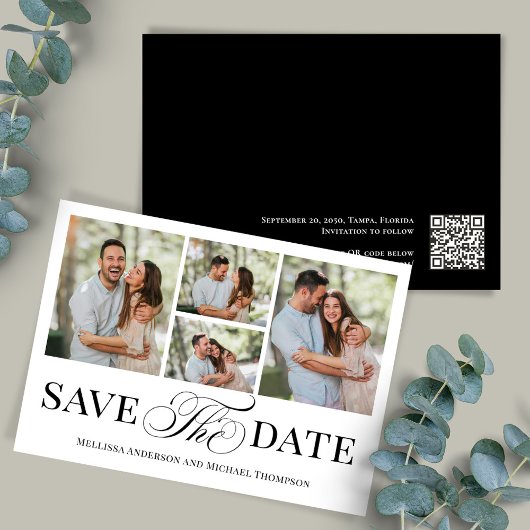 Save The Date Simple Script de Collage de Photos pour Sauvegarde