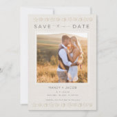 Save The Date Simple Seashell Beach Wedding Enregistrer la date (Devant)