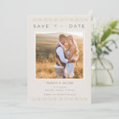Save The Date Simple Seashell Beach Wedding Enregistrer la date (Debout devant)