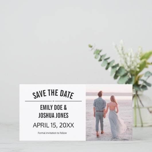 Save The Date simple simple simple simple enregistrer la date ma (Debout devant)