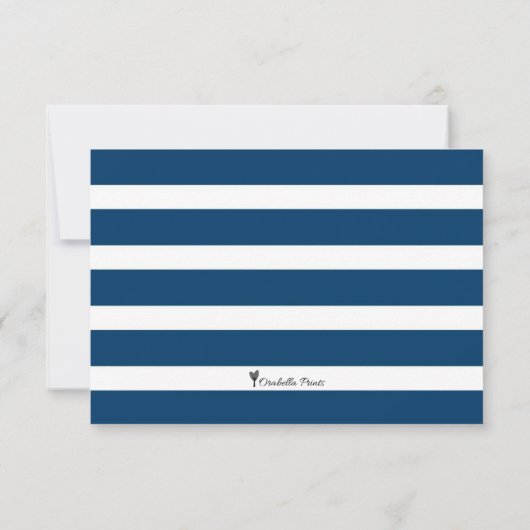 Save The Date Simple Stripes Mariage Enregistrer la date Mini In (Dos)