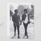 Save The Date Simples Typographie Minimale Photo Enregistrer La (Dos)