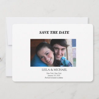 Save The Date Simplicité