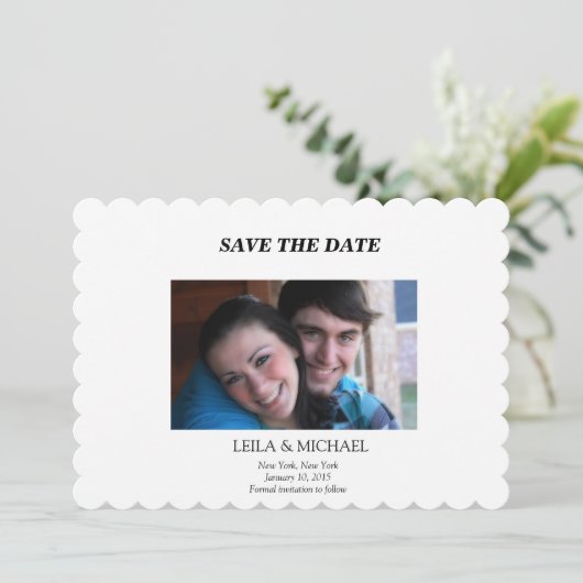 Save The Date Simplicité (Debout devant)