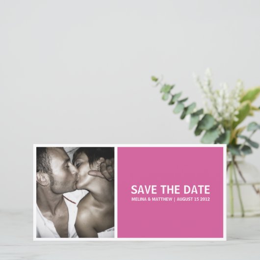 SAVE THE DATE SIMPLICITÉ | ENREGISTRER LES ANNONCES DE DATE (Debout devant)