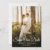 Save The Date Simply Elegant 2 Mariage photo (Devant)