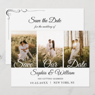 Save The Date Simply Elegant 3 Mariage photo