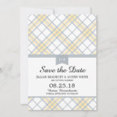 Save The Date Simply Plaid | Sauvegarder la date (Devant)