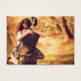 Save-the-Date-Sjabloon Visitekaartjes