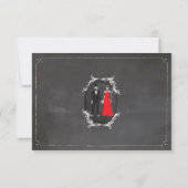 Save The Date Skeletons Skuls Enregistrer La Date Gothic Card In (Dos)