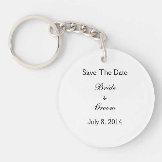 Save the date sleutelhanger (Voorkant)