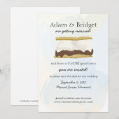 Save The Date S'mores Enregistrez la Date (Devant / Derrière)