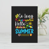 Save The Date So Long Kindergarten Hello Summer (Debout devant)