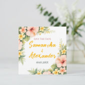 Save The Date Soft & Joyful Tropical Garden   (Debout devant)