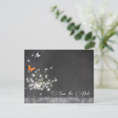 Save The Date Soirée Dandelions Mariage Enregistrer la date (Debout devant)