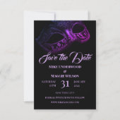 Save The Date Soirée De Mariage Élégant Enregistrer La Date (Devant)