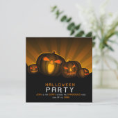 Save The Date Soirée d'Halloween avec citrouilles effrayants (Debout devant)