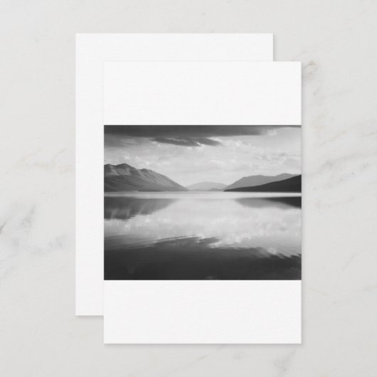 Save The Date Soirée Parc national des glaciers du lac McDonald (Devant / Derrière)