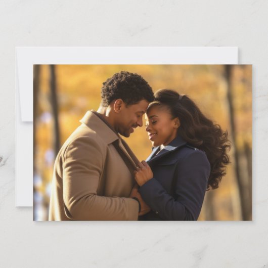 Save The Date Soirée Royale en violet avec photo (Dos)