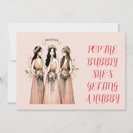 Save The Date sois ma demoiselle d'honneur (Devant)