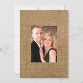 Save The Date Soleil Bohème Herbier Rustique Mariage (Dos)