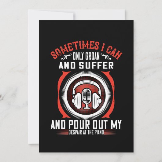 Save The Date Sometimes I Can Only Groan, et Suffer (Devant)