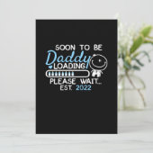 Save The Date Soon to Be Daddy 2022 Father's Day First Time (Debout devant)