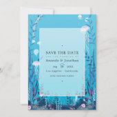 Save The Date Sous la mer Mariage nautique Photo Save the Dat (Devant)