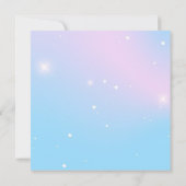 SAVE THE DATE SOUS LA MER MERMAID L'INVITATION D'ANNIVERSAIRE (Dos)