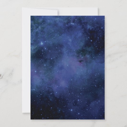 Save The Date Sous les étoiles Mariage d'étoiles d'astronomie sp (Dos)