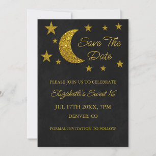Save The Date Sous les étoiles Sweet 16
